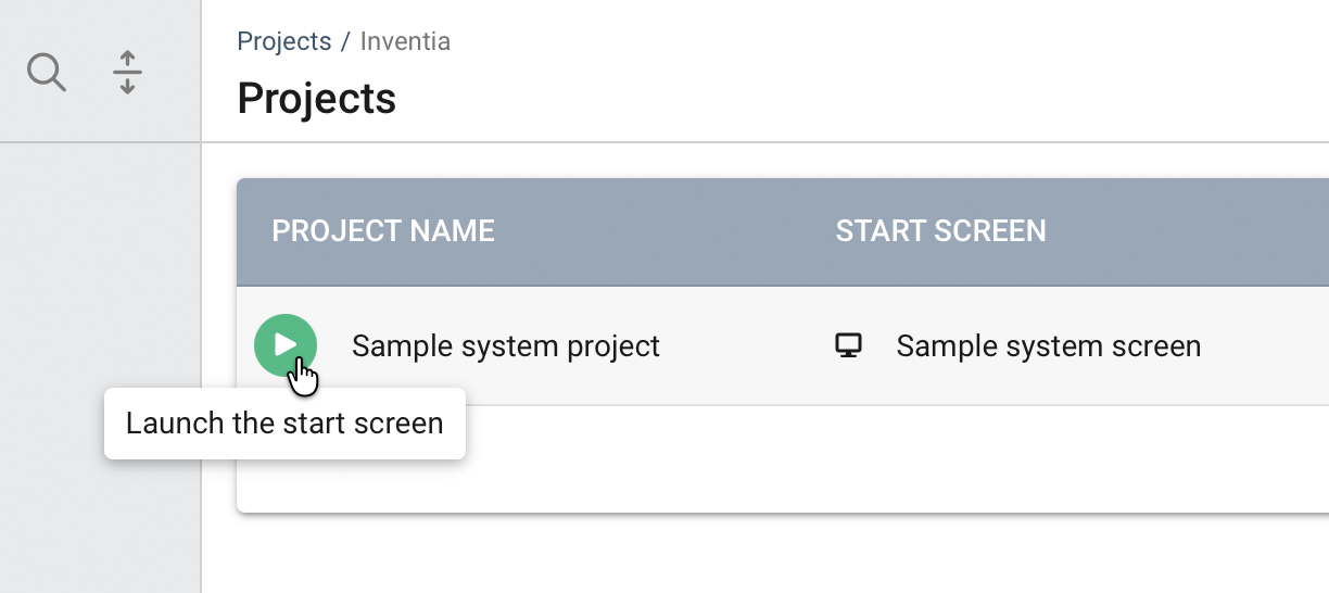 Starting animation mode